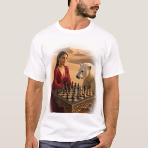 Camiseta Ajedrez en el Sahara Musa Inconcebible