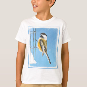 Camiseta Ajedrez en pintura de alimentador - Arte de pájaro