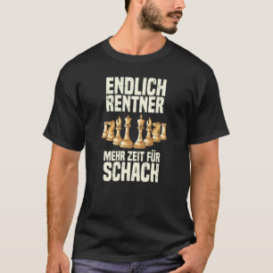 Camiseta Ajedrez Finalmente Pensionista Más Tiempo Para Jug