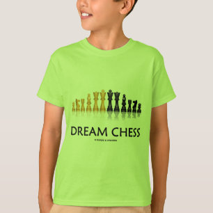 Camiseta Ajedrez ideal (juego de ajedrez reflexivo)