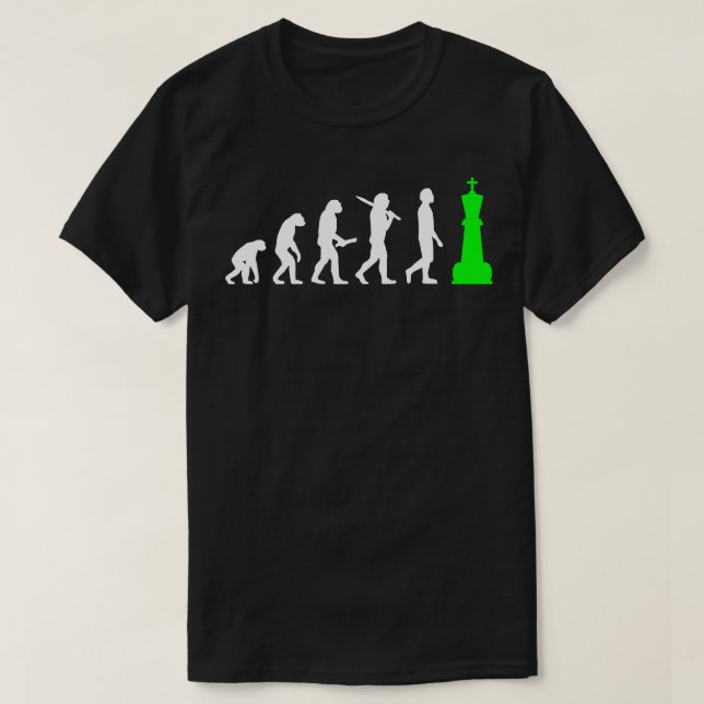 Camiseta Ajedrez jugador de ajedrez con pieza de ajedrez Ki (Diseño del anverso)
