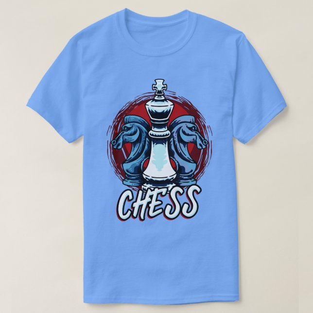 Camiseta Ajedrez Knight King Chess (Diseño del anverso)