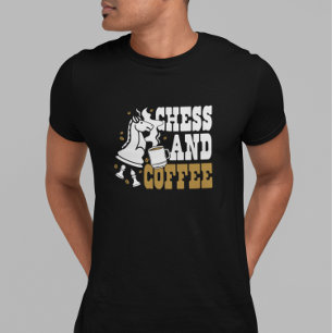 Camiseta Ajedrez Lindo y Arte de Caballero Amante del Ajedr