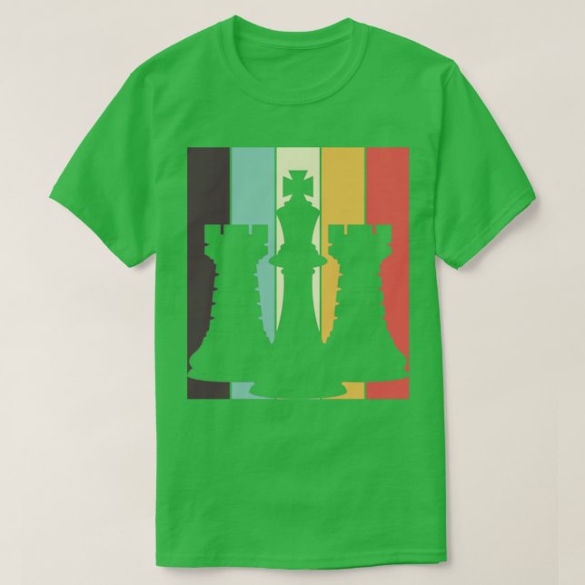 Camiseta Ajedrez Lover Chessman Retro Juego De Ajedrez (Diseño del anverso)