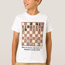 Camiseta Ajedrez Mate En Un Rompecabezas #4