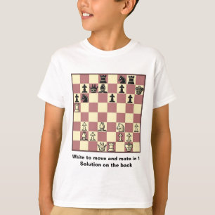 Camiseta Ajedrez Mate En Un Rompecabezas #4
