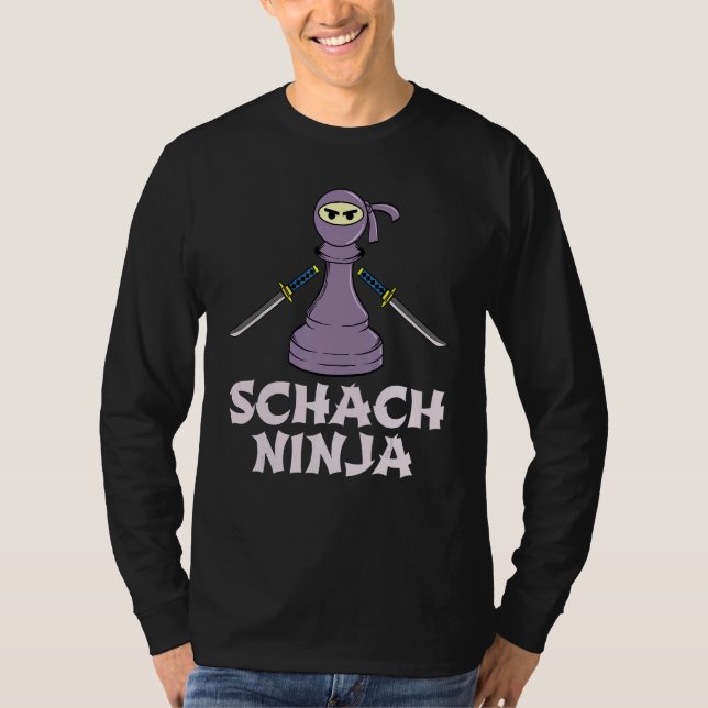 Camiseta ajedrez Ninja Chess ajedja Chess Ninja (Anverso)