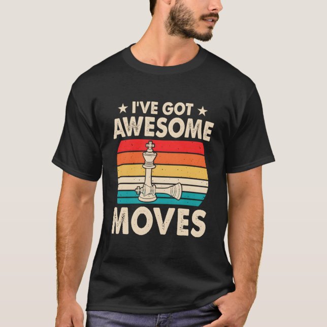 Camiseta Ajedrez para jugadores de ajedrez (Anverso)