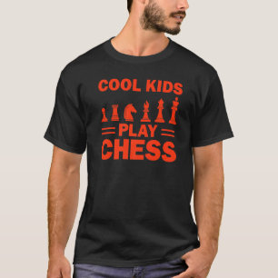 Camiseta Ajedrez Para Niños Chicas Niños Jugadores De Ajedr