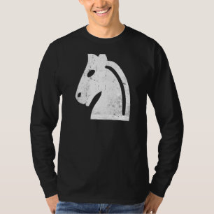 Camiseta Ajedrez Piezas de Ajedrez Blanco Ajedrez Knight Aj