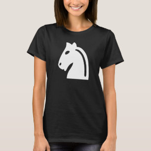 Camiseta Ajedrez Piezas de Ajedrez Blanco Ajedrez Knight Aj