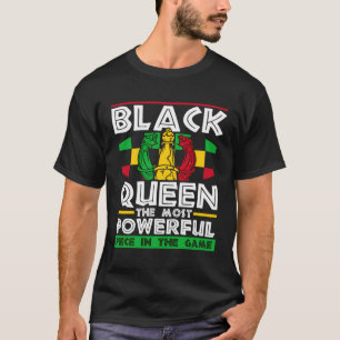 Camiseta Ajedrez Reina más poderoso jaque mate de ajedrez