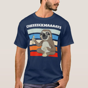 Camiseta Ajedrez Slow Ceckmate En Un Ajedrez Divertido