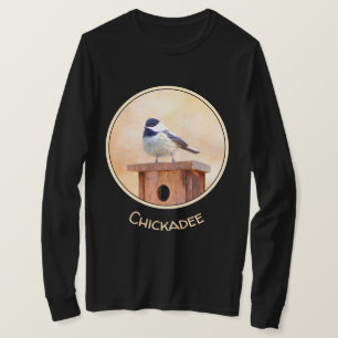 Camiseta Ajedrez sobre pintura de aves original