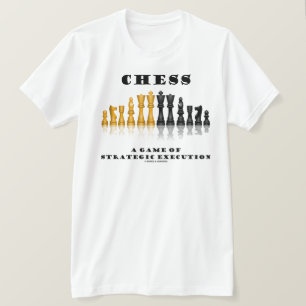 Camiseta Ajedrez Un Juego De Ejecución Estratégica