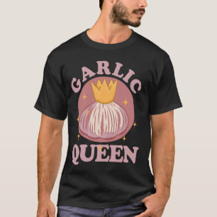 Camiseta Ajo Reina Especias Para Cocina Gourmet Divertido A