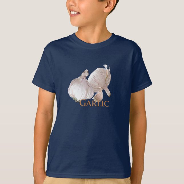 Camiseta Ajo y clavo de ajo (Anverso)
