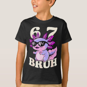 Camiseta Ajolote 67 bruh divertido meme gafas de sol cool c