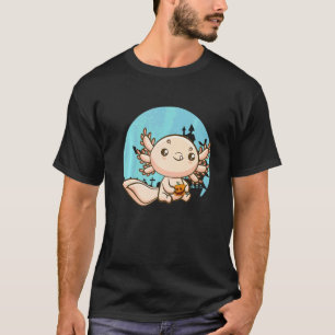 Camiseta Ajolote Ambystoma Mexicanum Calabaza Pez Andante H