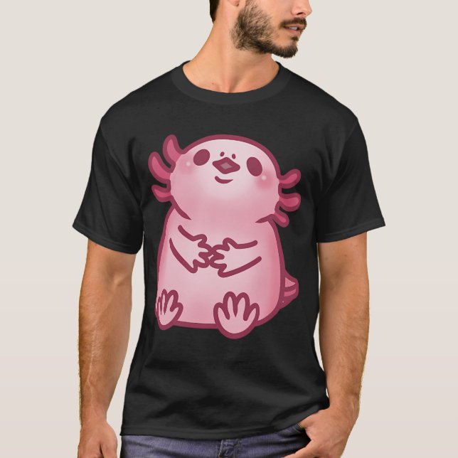 Camiseta Ajolote Bebé Rosa Lindo (Anverso)