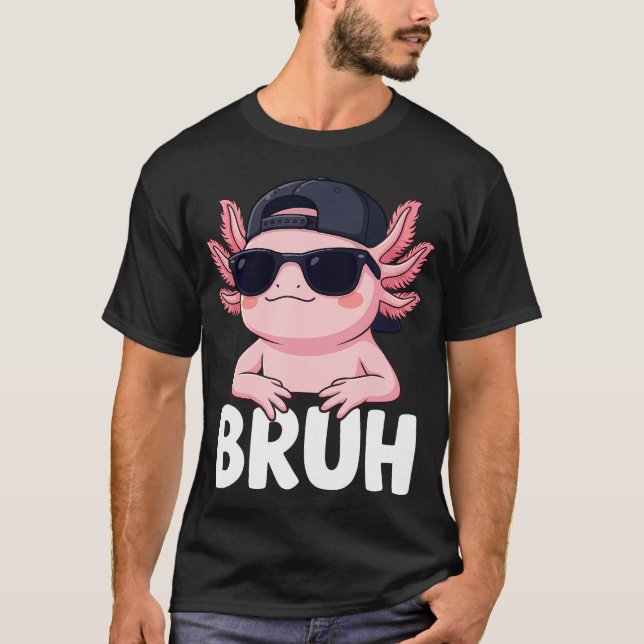 Camiseta Ajolote Bruh (Anverso)