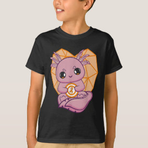 Camiseta Ajolote con cinta naranja para concienciar sobre l