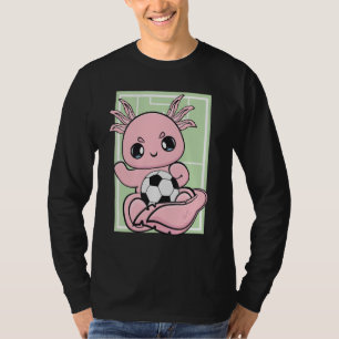 Camiseta Ajolote Con Fútbol Juega Fútbol Equipo Deportes