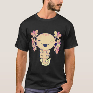 Camiseta Ajolote Cute Salamandra Mexicana
