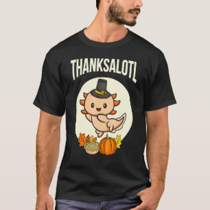 Camiseta Ajolote de Acción de Gracias lindo