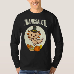Camiseta Ajolote de Acción de Gracias lindo