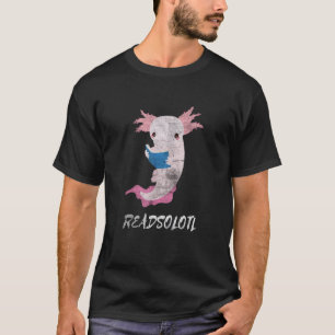 Camiseta Ajolote de lectura angustiada Readsolotl pez andad