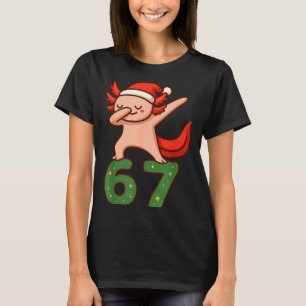 Camiseta Ajolote de Navidad haciendo dabbing 67 Meme Seis S