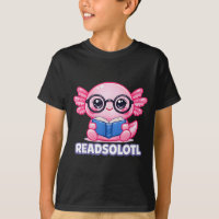 Ajolote divertido bibliófilo ratón de biblioteca l