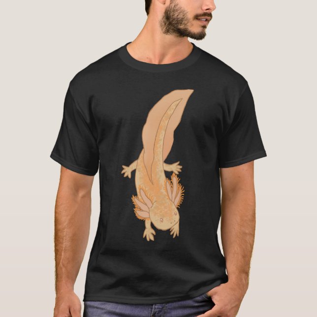 Camiseta Ajolote Dorado (Anverso)