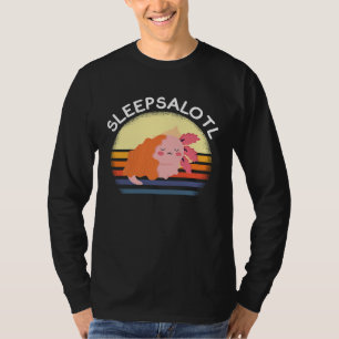 Camiseta ajolote duermeajolote durmiendo