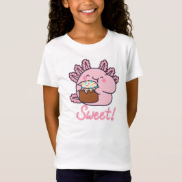 Camiseta Ajolote Dulce con Postre – Amor por Purpurina Kawa