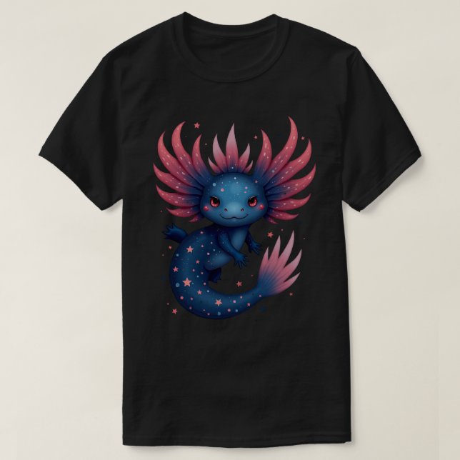 Camiseta Ajolote Galaxia (Diseño del anverso)