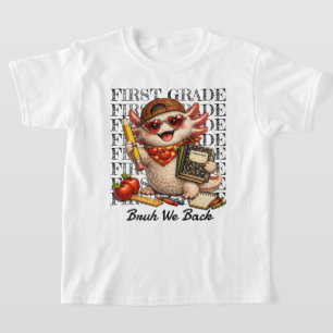 Camiseta Ajolote Genial Primer Grado Hermano Volvemos Al Co