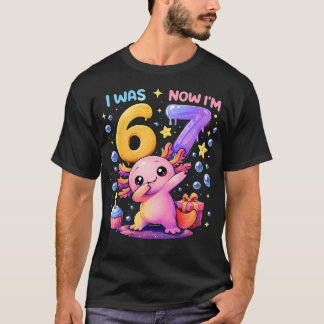 Camiseta Ajolote haciendo dab para su séptimo cumpleaños Er