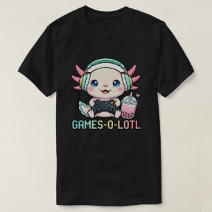 Camiseta Ajolote jugador lindo con arte de Boba