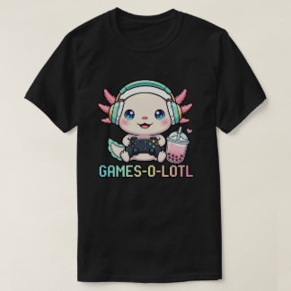 Camiseta Ajolote jugador lindo con arte de Boba