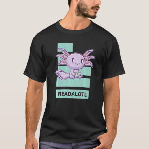 Camiseta Ajolote Leer Libro Ambystoma Mexicanum Mexicano Ca
