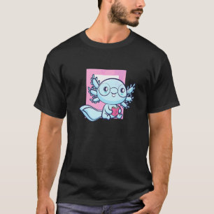 Camiseta Ajolote Leer Libro Ambystoma Mexicanum Paseo Mexic