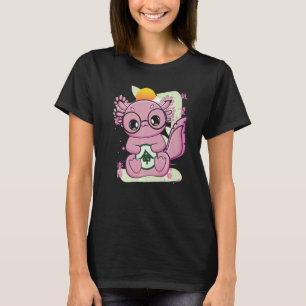 Camiseta Ajolote Lindo Con Kanji De La Vida Y Cultura Japon