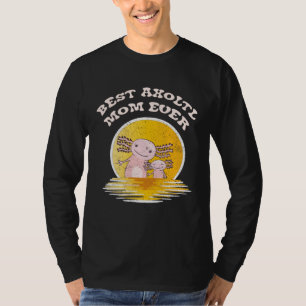 Camiseta Ajolote Mamá Reptil Anfibio Mexicano Salamandra