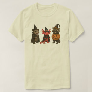 Camiseta Ajolote Mapache Zarigüeya Espeluznante   Creeptob 