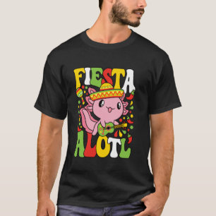 Camiseta Ajolote Mexicano Fiesta Cinco De Mayo Alotl Mujere