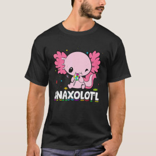 Camiseta Ajolote Mexicano Snaxolotl Pez Andante Anfibios