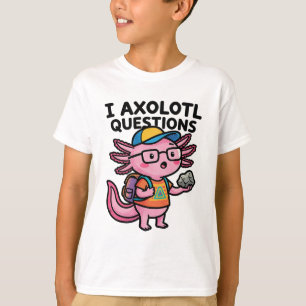 Camiseta Ajolote nerd sarcástico I Preguntas de ajolote Mem