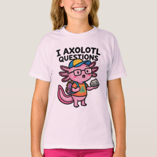 Camiseta Ajolote nerd sarcástico I Preguntas de ajolote Mem